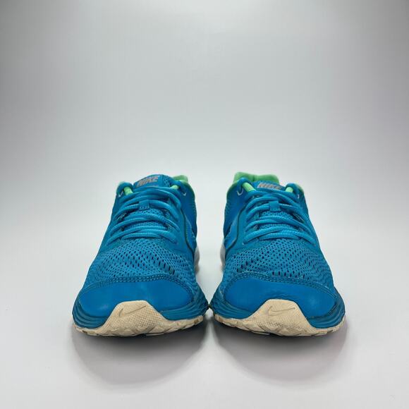 Nike Tri Fusion Blue Lagoon Silver Athletic Running Shoe 749826-401 Youth Size 6 - Picture 3 of 12